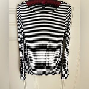 Halogen - bell sleeve, striped top - so soft